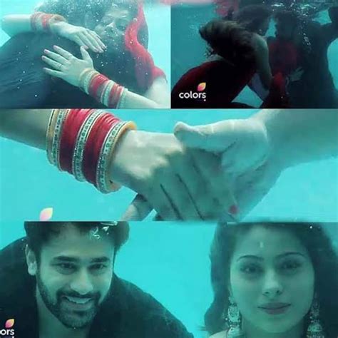 These Tv Celebs Goes Romantic In Under Water For Trp View Photos