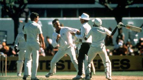 Rewind To 1981 The Miandad Lillee Dust Up Espncricinfo