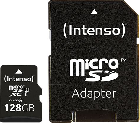 Intenso Microsdxc Speicherkarte Gb Intenso Uhs I