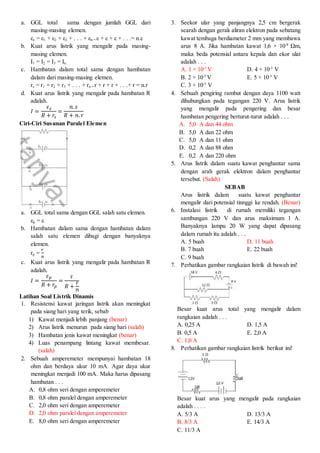 Rangkuman Listrik Dinamis Pdf