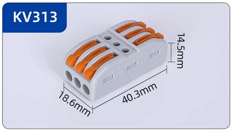 Spring Lever Terminal Block Electric Cable Wire Connector