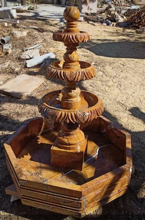 Brown Sand Stone Garden Fountain At Rs In Nagaur Id