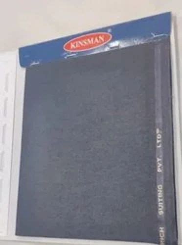 Kinsman Plain Dark Grey Polyester Suiting Fabric At Rs 145 25 Meter