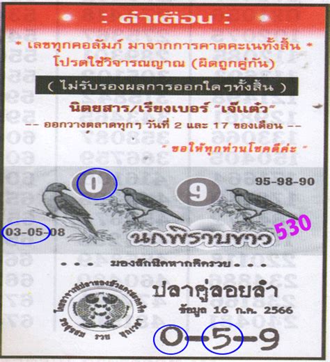 Thai Lottery 3UP Number Digit And Pair Tips 16 08 23 THAI LOTTERY