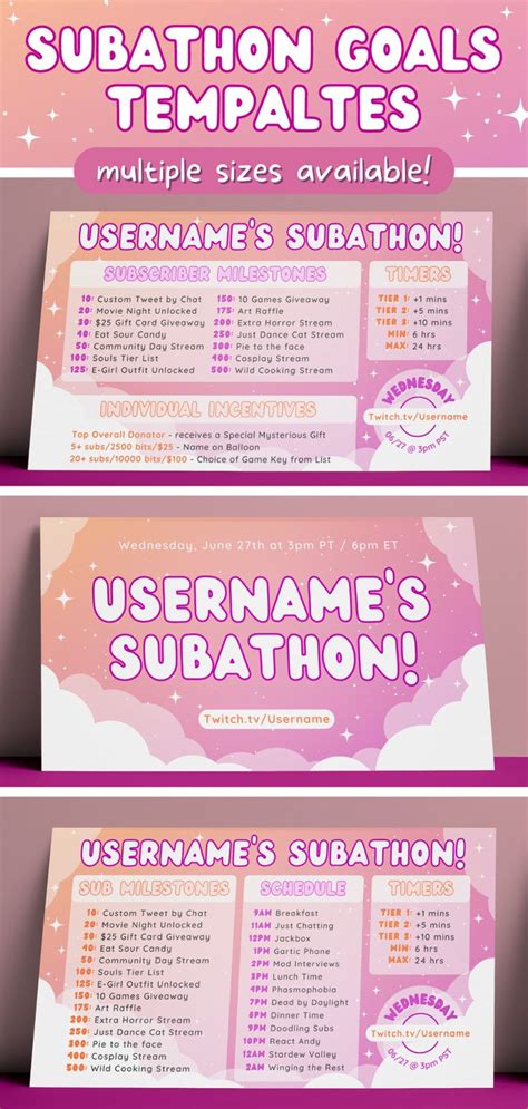 Dawn Cloudy Sky Subathon Twitch Subathon Social Media Package Twitch