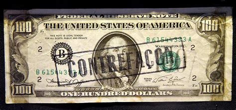 File:Counterfeit 100 dollar bill, dated 1974 but probably made later ...