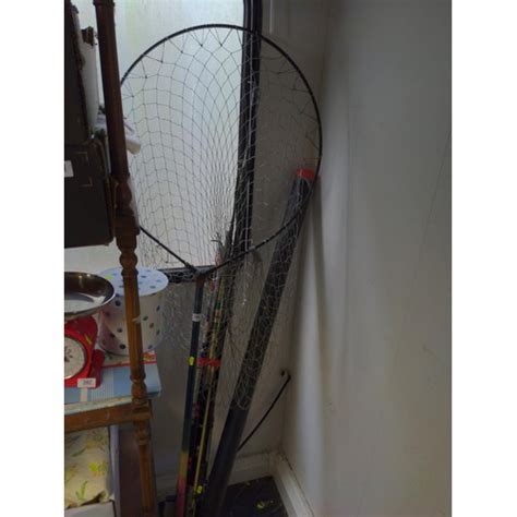 Quantity Of Fishing Rods And Landing Net