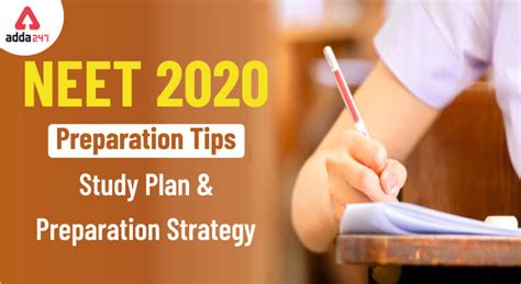 NEET 2020 Preparation Check Exam Tips Study Plan And Preparation Strategy