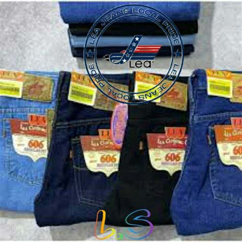 Jual Turun Harga Celana Jeans Lea Pria Asli Regular Fit Panjang Premium