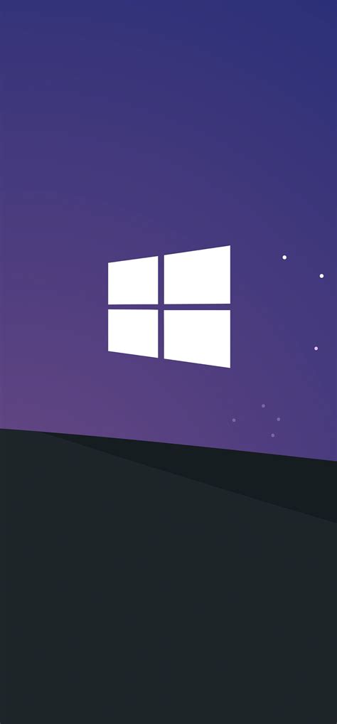 1242x2668 Windows 10 Bliss At Night Minimal 5k Iphone XS MAX ,HD 4k ...