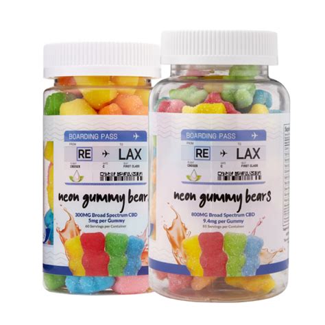 Broad Spectrum Cbd Gummies Neon Gummy Bears Re Lax Cbd Llc