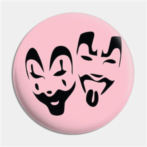 ICP - Insane Clown Posse Face Paint - Icp - Pin | TeePublic