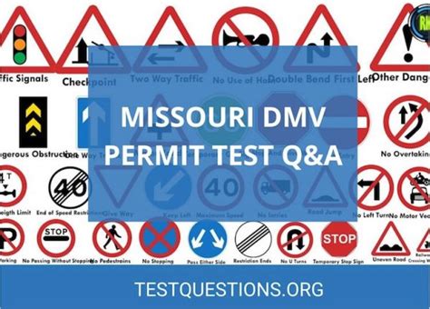 Missouri Road Signs Permit Practice Test Qanda Pdf