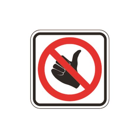 No Hitchhiking Sign R9-4 - Traffic Safety Supply Company