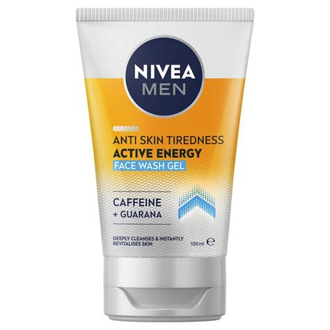 Buy Nivea For Men Active Energy Face Wash Gel Ml Online At Chemist