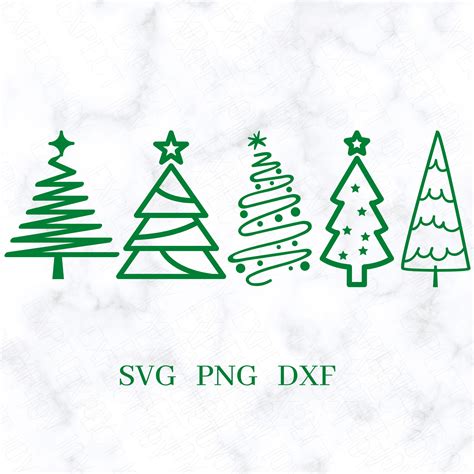 Christmas Tree Svg Bundle Christmas Tree Svg Christmas Svg Pine Tree