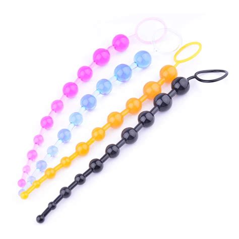 Lesbian Gay Colors Anal Beads Anal Sex Toy Butt Plug Anal Toys For Couples Men Women Erotic Toys