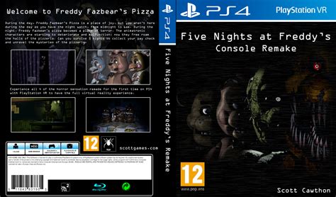 Five Nights At Freddys Console Remake Fan Box Art By Playstation Jedi