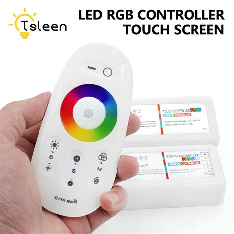 Rgbw Rgb Erit Led I K Dokunmatik Ekran Dimmer Kablosuz G Rf