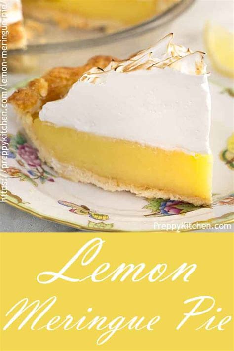 Lemon Meringue Pie Preppy Kitchen