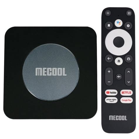 TV Box Mecool KM2 Plus Smart Media Player Negru 4K RAM 2GB ROM 16GB