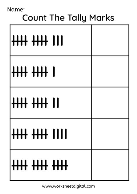 count  tally marks worksheet digital  teacher  resources