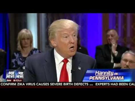 April 13, 2016 - Donald Trump Hannity FULL Interview Pittsburgh - Fox ...