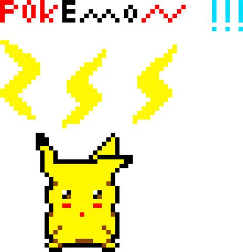 Pokemon Pikachu Robbie Pikachu Pixel Art Pokemon Clipart Large Size