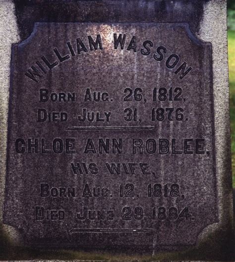 William Wasson Find A Grave Memorial