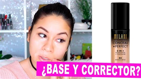 BASE Y CORRECTOR RESEÑA DE BASE MILANI CONCEAL PERFECT I COLAB CON