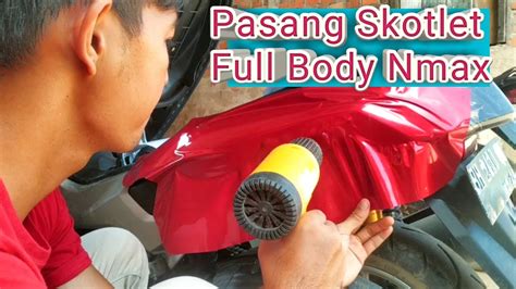 Cara Cepat Pasang Skotlet Full Body Motor Nmax Menggunakan Hot Gun