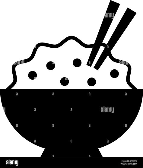 Rice And Chopsticks Icon Carbohydrate Editable Vector Stock Vector Image And Art Alamy