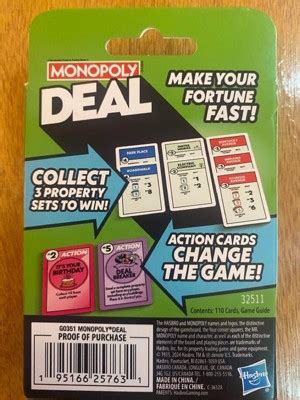 Monopoly Deal Refresh Game Target