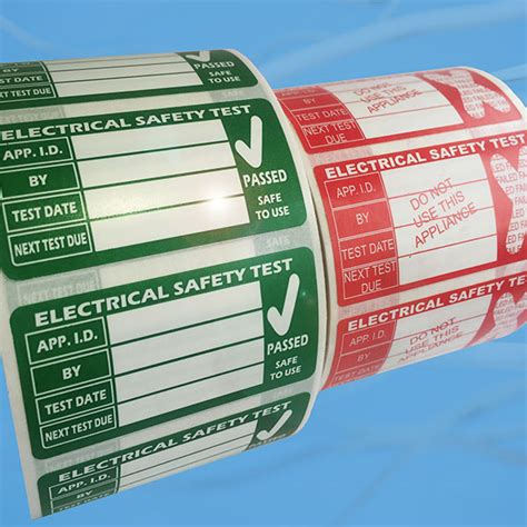 Pat Testing Stickers Pass Fail 1000 500 Next Day Pat Testing Labels