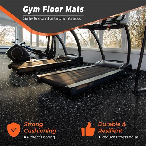 Superjare Inch Gym Flooring For Home Gym Tiles Gym Floor Mat