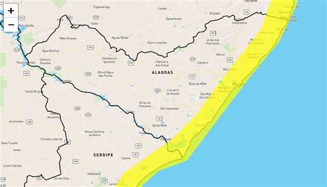 Novo Alerta De Chuva é Emitido Mas Para Menos Cidades De Alagoas Que O