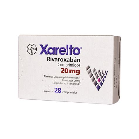 Xarelto 20 Mg Precio Exclusivo Del Programa Escucha Tu Corazón