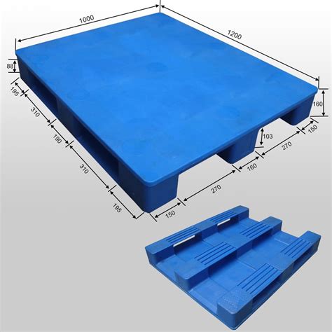 Runners Closed Deck Hygeian Plastic Pallet Industrial Plastic Pallets