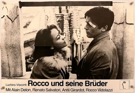 ALAIN DELON ROCCO E I SUOI FRATELLI Original Half Sheet Movie Poster RR