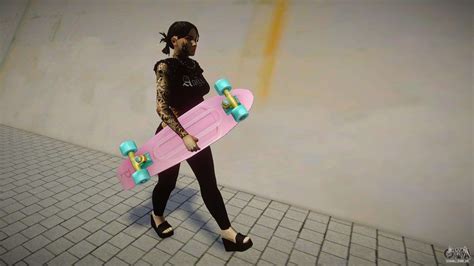 Skate Rosa Para Gta San Andreas