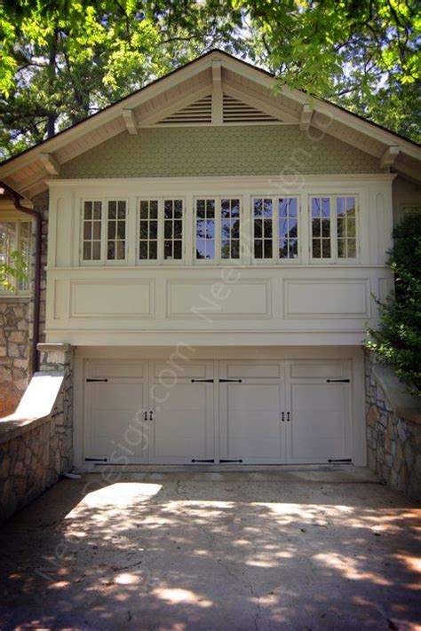 Room Over Garage Love Casement Windows With Paneling Underneath And Carriage House Style Doors