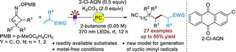 Radical C C Bond Cleavage Addition Cascade Of Benzyl Cycloketone Oxime