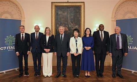 G7 Foreign Ministers Meeting At The High Level Week Of The United