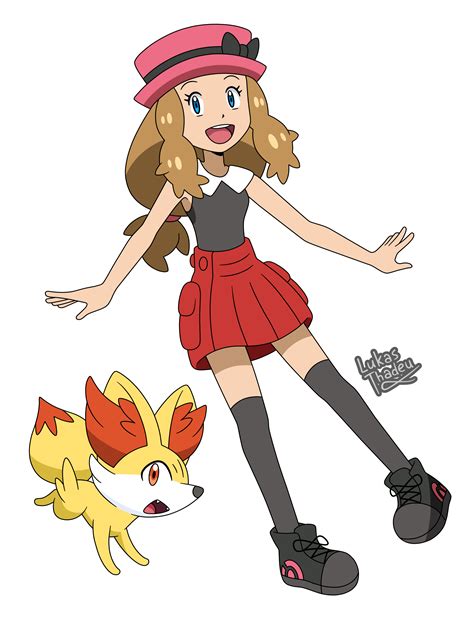 Pokemon anime - Serena (Sun and Moon style) by LukasThadeuART on DeviantArt