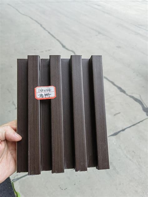 Factory Indoor Decor Wood Plastic Composite Pvc Wpc Coated Cladding