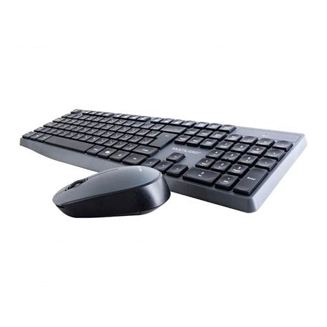 Kit Teclado E Mouse Multi Sem Fio Preto Cinza TC245 Pichau