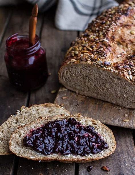 Seeded Whole Grain Breakfast Bread Half Baked Harvest