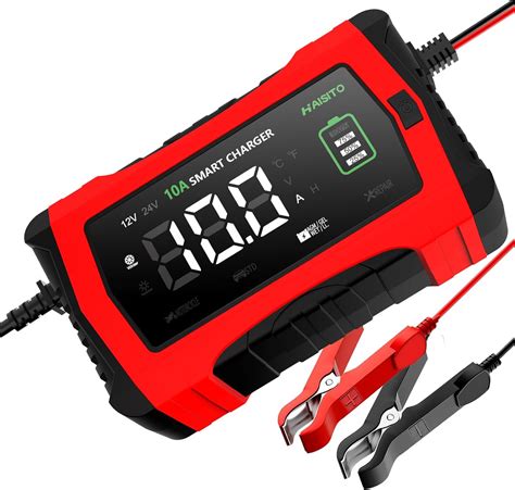 Battery Charger 10 Amp 12v And 24v Fully Automatic Smart Car Battery Charger Automotive