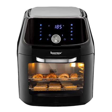 Innoteck Kitchen Pro L Digital Air Fryer Oven Black Dualairfryer