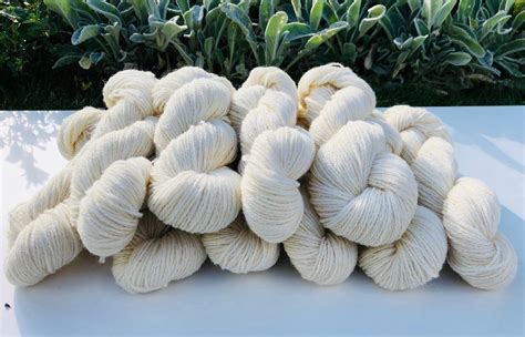 European Sheep Wool Yarn 1 Kg Yarn for Dyeing Lithuania White Wool Yarn ...